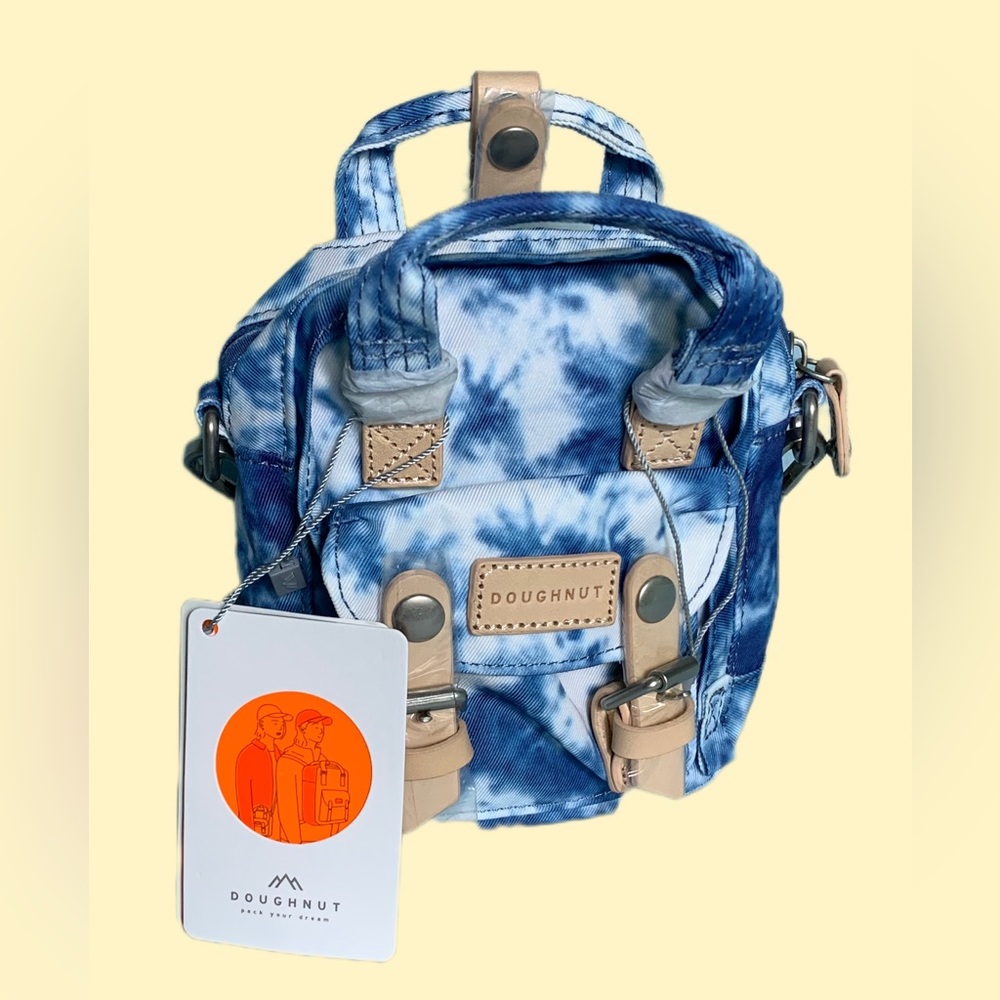 Doughnut Macaroon Tiny Crossbody Tie Dye Bag -NWT